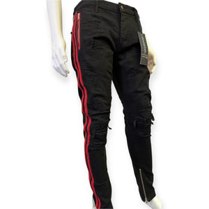 RockStar Zeke Double Stripe Denim Jeans