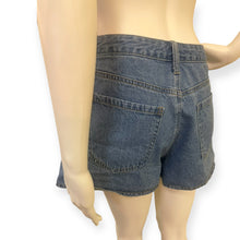 Load image into Gallery viewer, Denim Mini Skirt with Button Detail