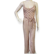 Load image into Gallery viewer, Caution To The Wind Striped Wide leg Jumpsuit