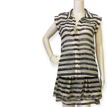 Load image into Gallery viewer, Stripped Bubble Skirt