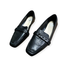 Load image into Gallery viewer, Vince Camuto Black Leather Loafers for Women