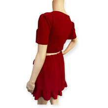 Load image into Gallery viewer, Tie-Front Short Two-Piece Set