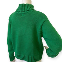 Load image into Gallery viewer, Green Turtleneck Sweater