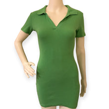 Load image into Gallery viewer, Zara Green Polo Dress