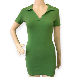 Zara Green Polo Dress