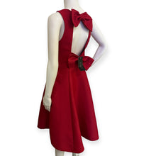 Load image into Gallery viewer, Ovella Red Sleeveless Fit-and-Flare Dress