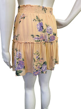 Load image into Gallery viewer, Women's Peach Floral Tiered Skirt