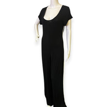 Load image into Gallery viewer, Flared Jumpsuit with White Stripe