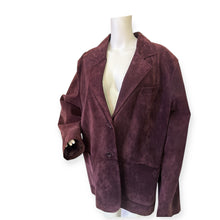 Load image into Gallery viewer, Vintage Margaret Godfrey Women&#39;s Purple Leather Jacket