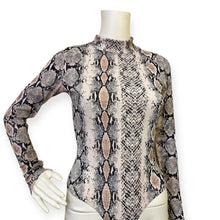 Load image into Gallery viewer, Pretty Little Thing Snake Print Bodysuit