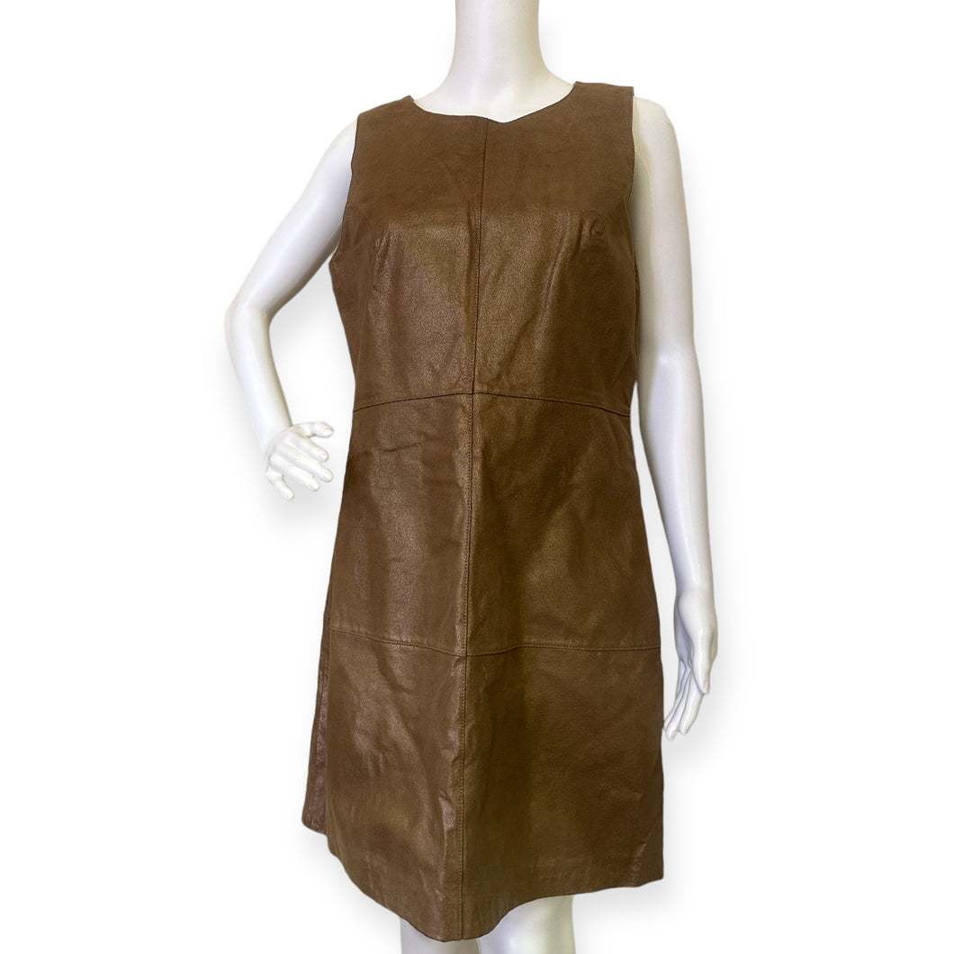 Leather Badgley Mischka Knee-Length Dress