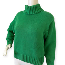 Load image into Gallery viewer, Green Turtleneck Sweater