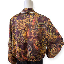 Load image into Gallery viewer, Marisol Printed Tie-Neck Banded-Waist Top