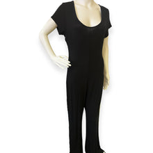 Load image into Gallery viewer, Flared Jumpsuit with White Stripe