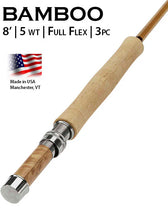 Load image into Gallery viewer, 8-foot, 3-piece bamboo rod for 5-weight line Comes with Two