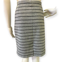 Load image into Gallery viewer, Banana Republic Gray Striped Skirt