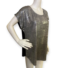 Load image into Gallery viewer, Silver Metallic Women's Top