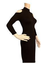 Load image into Gallery viewer, Mock Neck Long Sleeve Sweater Dress