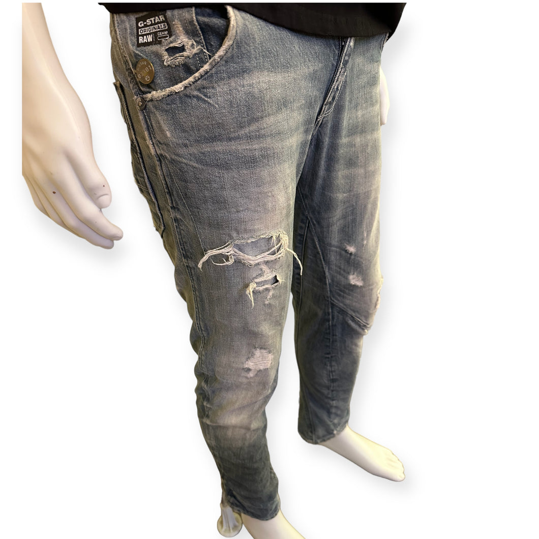 Faded G-Star Vintage Ripped Basalt Jeans