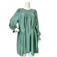 Load image into Gallery viewer, A New Day Smocked Tie Shift Ruffle Pocket Dress