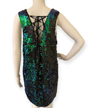 Load image into Gallery viewer, Two Sided Sequin Sleeveless Dress