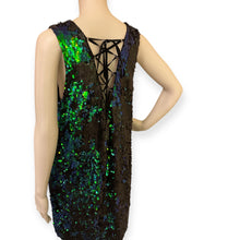 Load image into Gallery viewer, Two Sided Sequin Sleeveless Dress