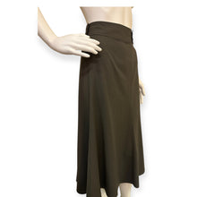Load image into Gallery viewer, 600 West Elegant Olive Green Midi Skirt