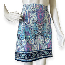 Load image into Gallery viewer, Paisley Mykonos Colorful Print Skirt