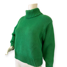 Load image into Gallery viewer, Green Turtleneck Sweater