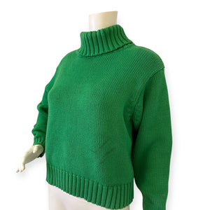 Green Turtleneck Sweater