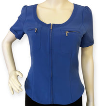 Load image into Gallery viewer, Bebe Zip Up Blouse