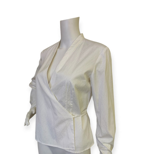Elegant Wrap Blouse