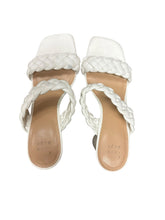 Load image into Gallery viewer, New Day Women's White Braided Slide Sandals