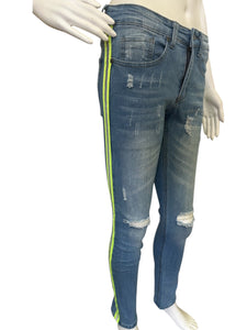 Neon Green Reflector Jeans