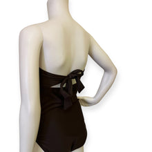 Load image into Gallery viewer, Calvin Klein Black Strapless Bandeau One Piece Swimsuit