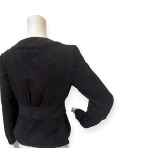 Vintage Suede Bandolino Corset Blazer Jacket