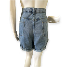 Load image into Gallery viewer, High-Waisted Denim Shorts
