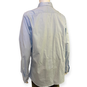 Claiborne Promise Blue Wrinkle Free Slim Fit Shirt