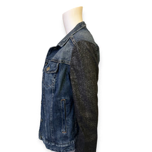 Denim Metallic Jacket