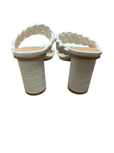 Load image into Gallery viewer, New Day Women's White Braided Slide Sandals