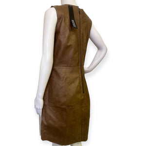Leather Badgley Mischka Knee-Length Dress