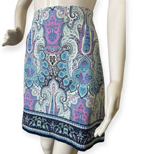 Load image into Gallery viewer, Paisley Mykonos Colorful Print Skirt