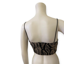 Load image into Gallery viewer, Capricorn Nude Snakeskin Top