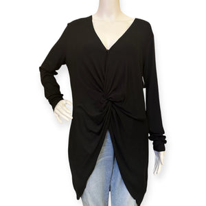 Wrap Front Tunic Top