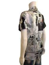 Load image into Gallery viewer, Like BASQUIAT Skull Button Down