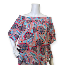 Load image into Gallery viewer, Crown &amp; Ivy 3/4 Sleeve Printed Peasant Top