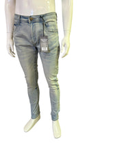 Load image into Gallery viewer, Vintage Slim Fit Light Wash Men's Jeans - Blue