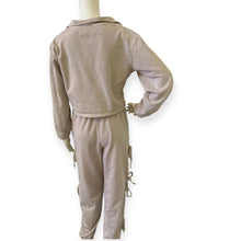 Load image into Gallery viewer, Women’s Blush Pink Drawstring Lounge Tie Set