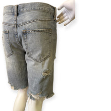 Load image into Gallery viewer, Free People Mid Vintage Indigo Distressed Shorts