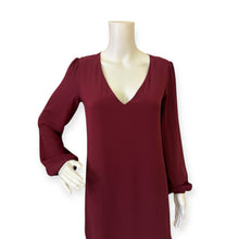 Load image into Gallery viewer, Elegant Burgundy Abbeline Women&#39;s Tunic Dress